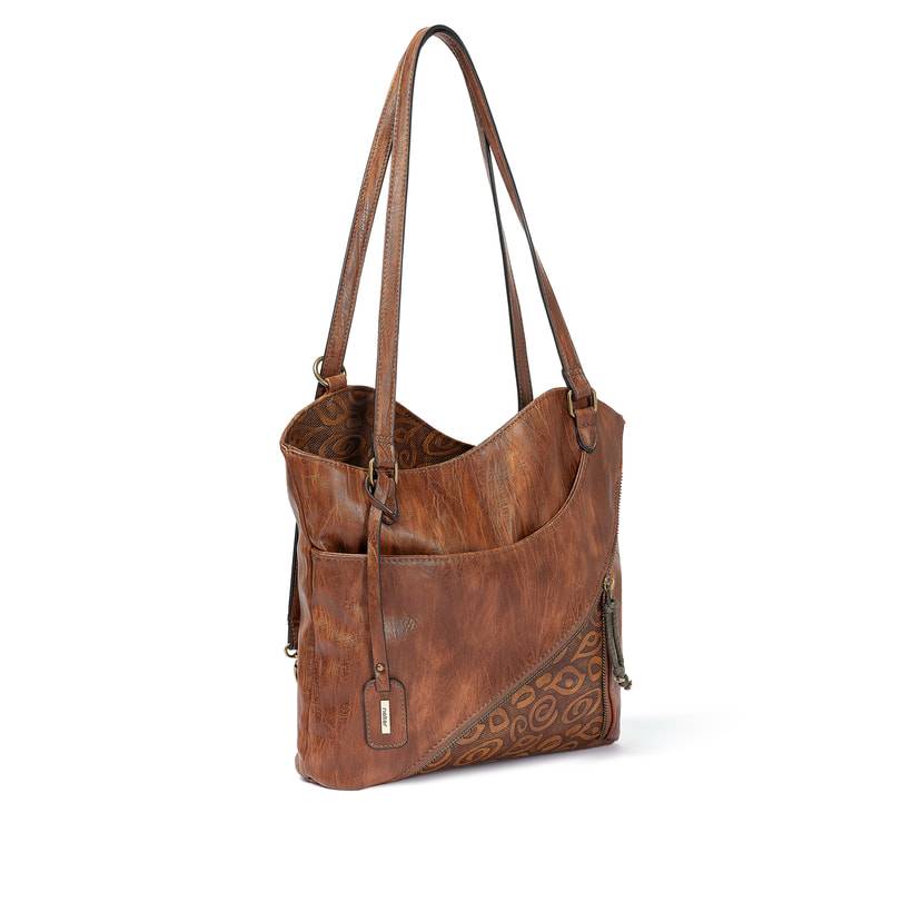 Rieker Artikelnummer H1025-22 Rieker Handtasche holzbraun Sonderangebot der Fabrik