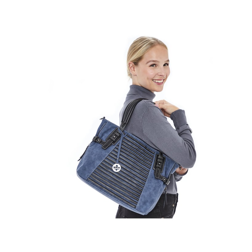 Rieker Artikelnummer H1083-12 Rieker Shopper meeresblau-schwarz Schlussverkauf