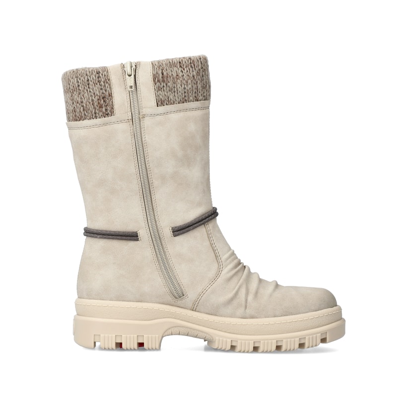 Rieker Artikelnummer X8283-60 Rieker Damen Kurzstiefel vanillebeige Fabrikladen
