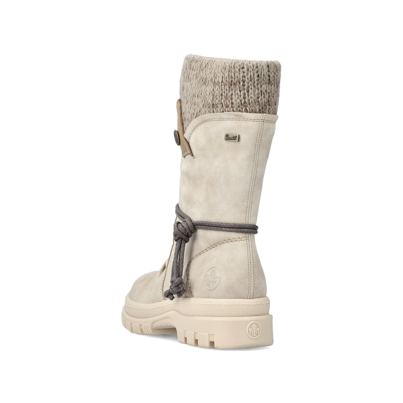 Rieker Artikelnummer X8283-60 Rieker Damen Kurzstiefel vanillebeige Fabrikladen