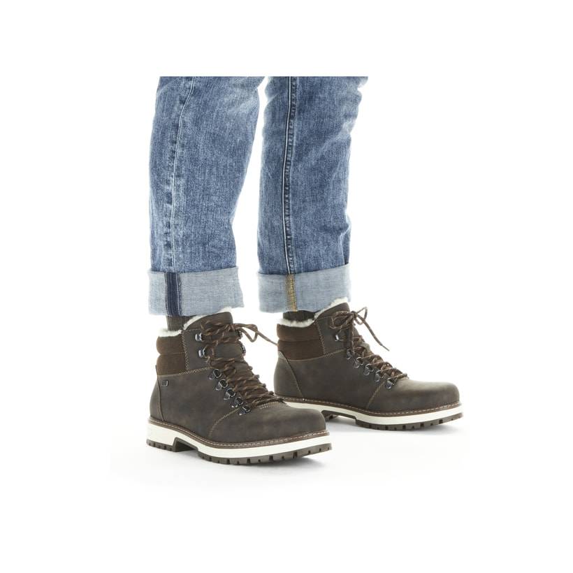 Rieker Artikelnummer F8333-25 Rieker Herren Schnürstiefel mokka Verkauf