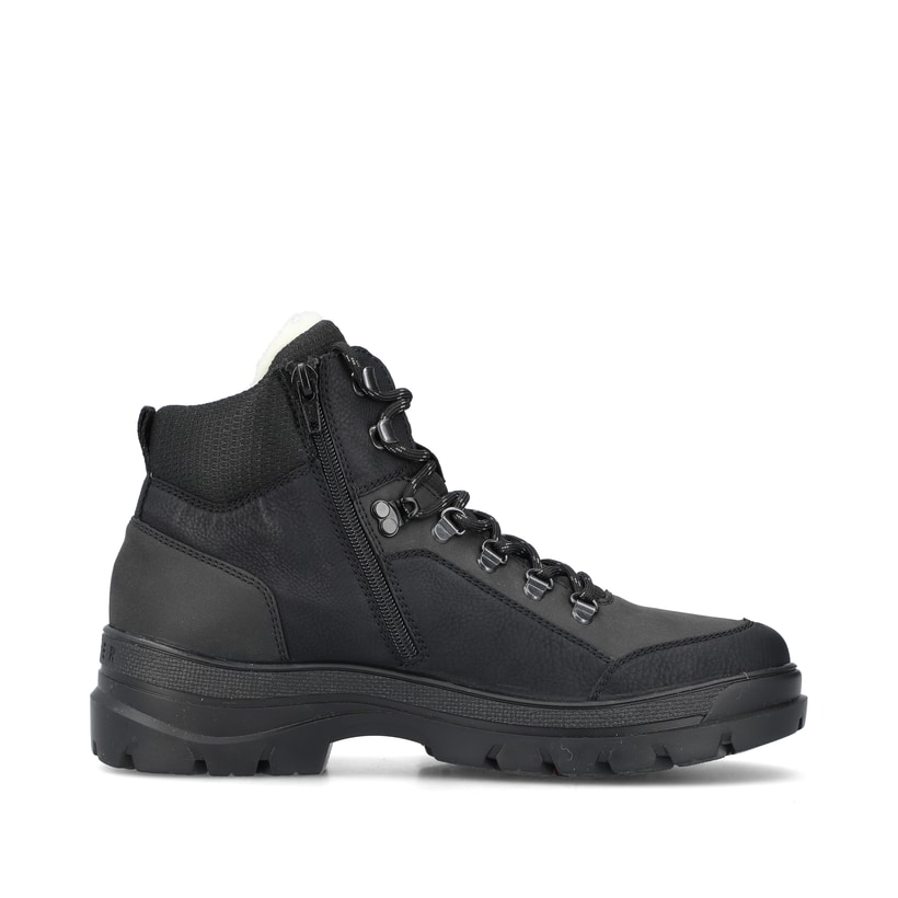 Rieker Artikelnummer F5410-00 Rieker Herren Schnürstiefel nachtschwarz Günstiger Verkauf