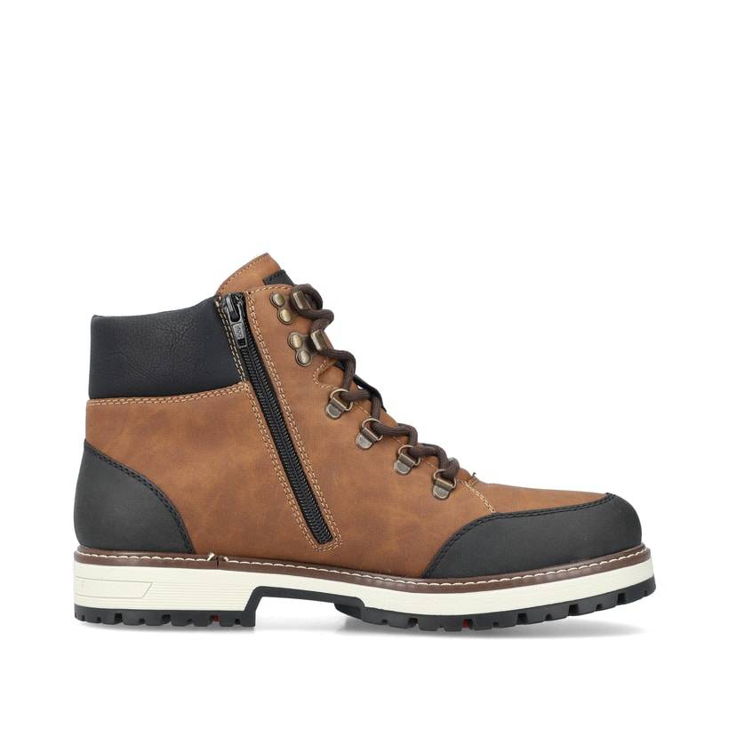 Rieker Artikelnummer F8302-24 Rieker Herren Schnürstiefel nussbraun Fabrikverkauf