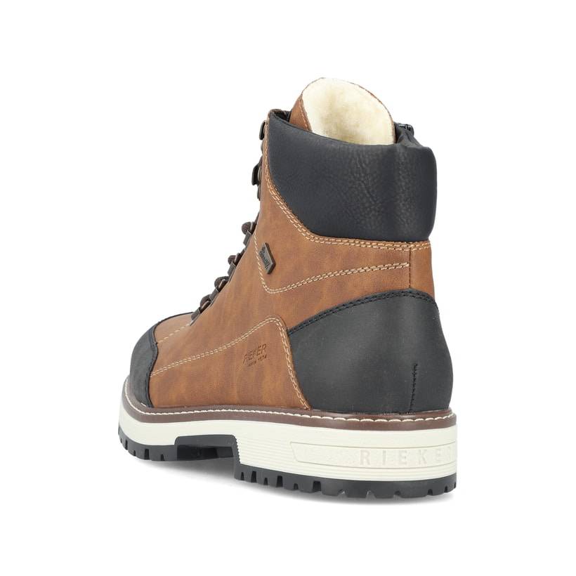 Rieker Artikelnummer F8302-24 Rieker Herren Schnürstiefel nussbraun Fabrikverkauf