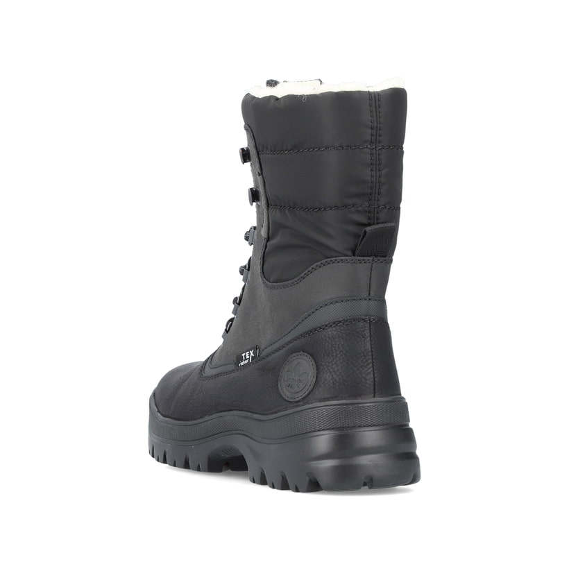 Rieker Artikelnummer F5424-01 Rieker Herren Schnürstiefel urbanschwarz Meist gekauft