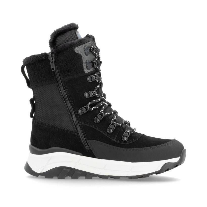 Rieker Artikelnummer W0066-00 Rieker Damen Schnürstiefel carbonschwarz Blitzverkäufe