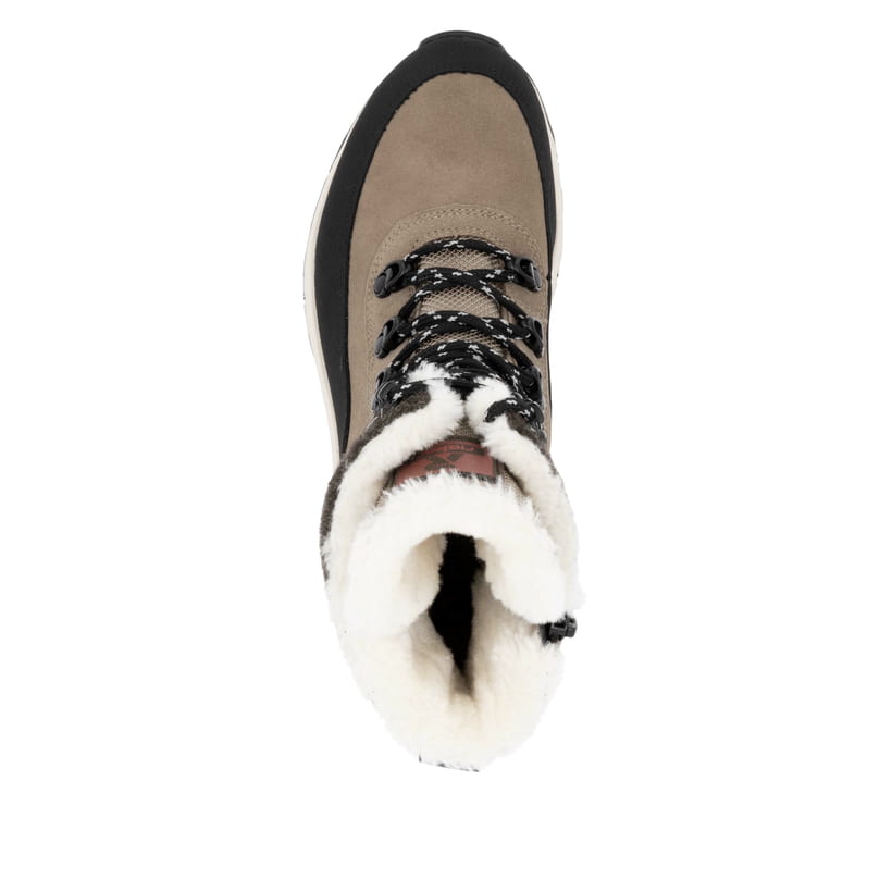 Rieker Artikelnummer W0066-64 Rieker Damen Schnürstiefel braunbeige Outlet