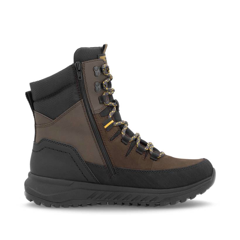 Rieker Artikelnummer U0171-25 Rieker Herren Schnürstiefel holzbraun-schwarz Auslauf