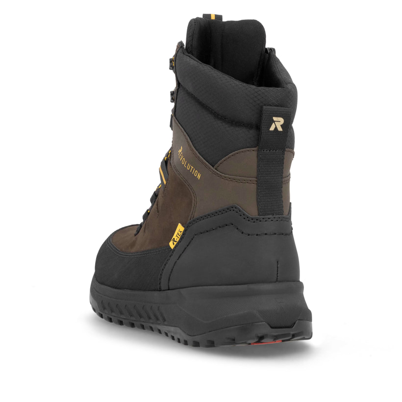 Rieker Artikelnummer U0171-25 Rieker Herren Schnürstiefel holzbraun-schwarz Auslauf