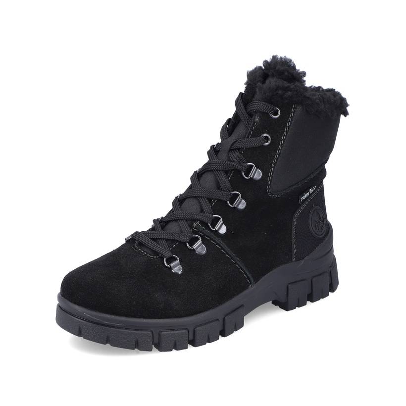 Rieker Artikelnummer Z1010-00 Rieker Damen Schnürstiefel nachtschwarz Hotsell