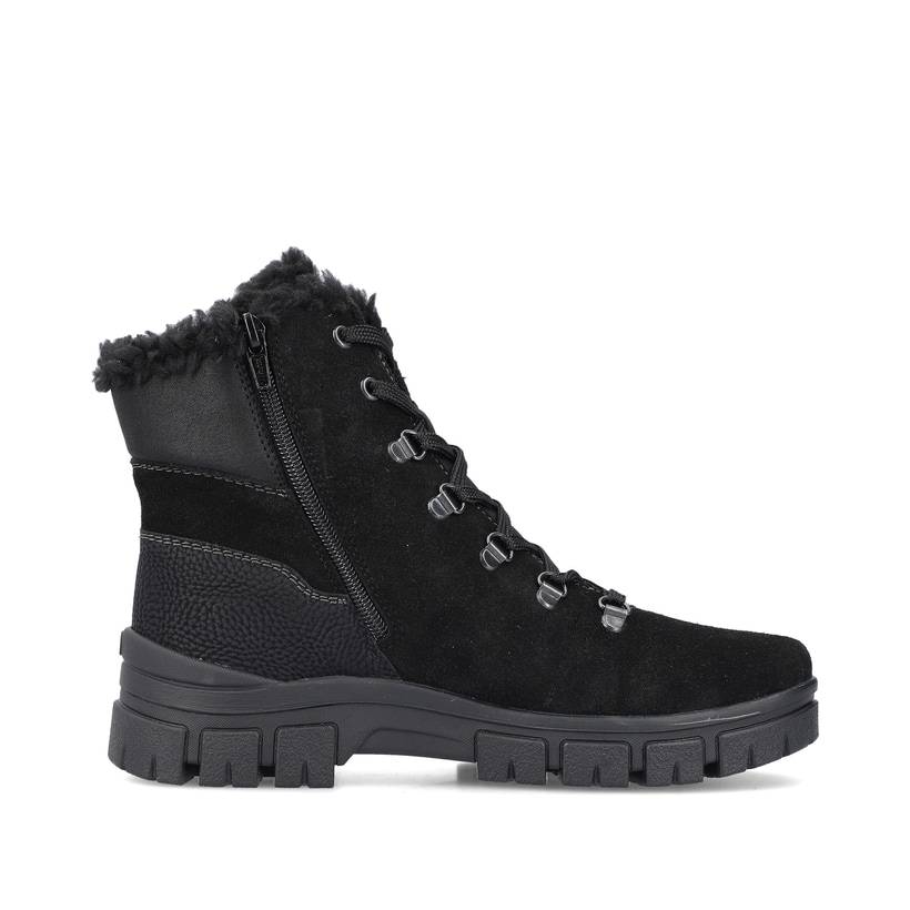 Rieker Artikelnummer Z1010-00 Rieker Damen Schnürstiefel nachtschwarz Hotsell