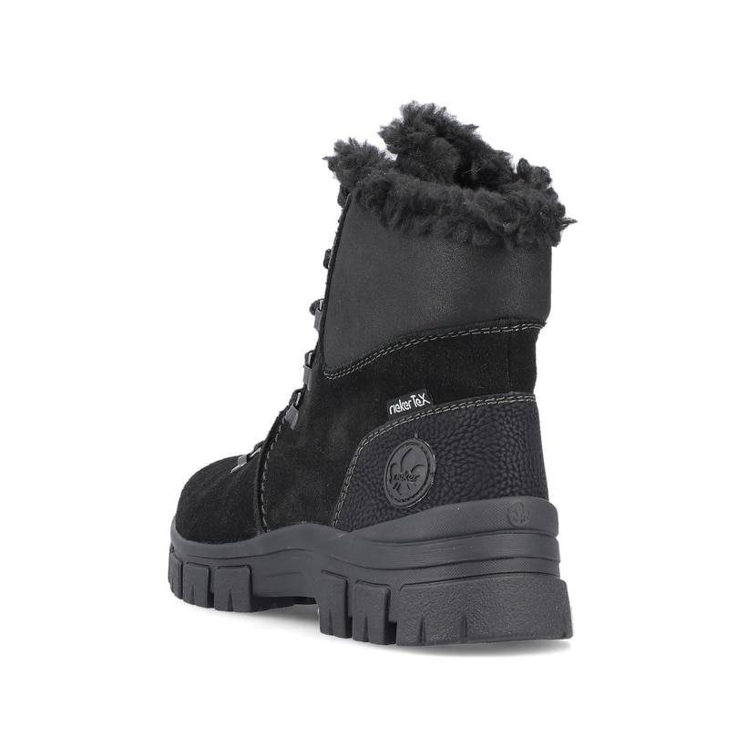 Rieker Artikelnummer Z1010-00 Rieker Damen Schnürstiefel nachtschwarz Hotsell