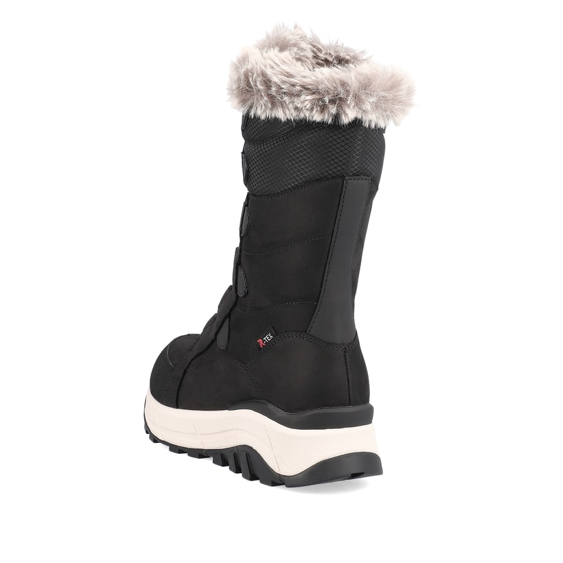 Rieker Artikelnummer W0070-00 Rieker Damen Schnürstiefel asphaltschwarz Schlussverkauf