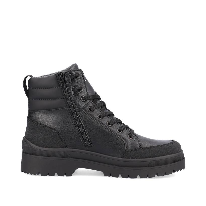 Rieker Artikelnummer U0271-00 Rieker Herren Schnürstiefel deep black Günstiger Verkauf
