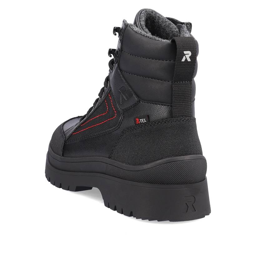 Rieker Artikelnummer U0271-00 Rieker Herren Schnürstiefel deep black Günstiger Verkauf