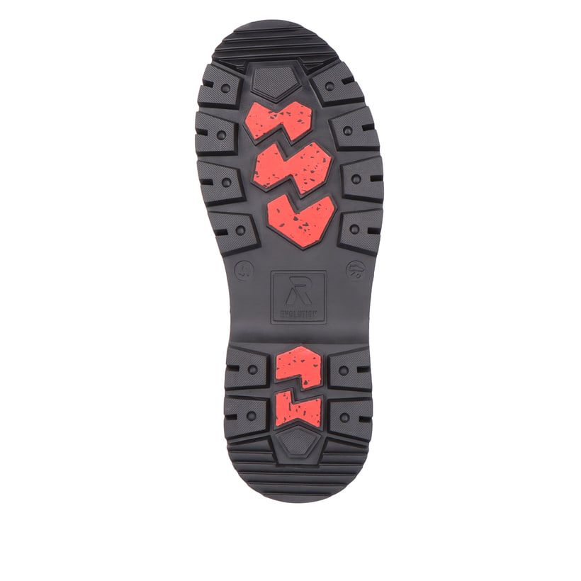 Rieker Artikelnummer U0271-00 Rieker Herren Schnürstiefel deep black Günstiger Verkauf