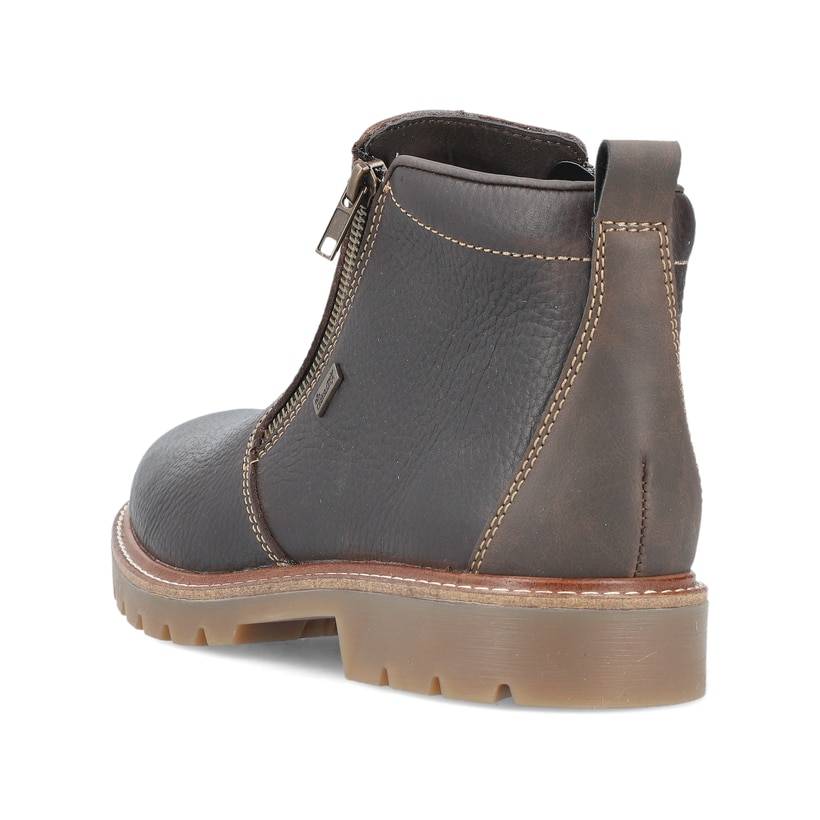 Rieker Artikelnummer 39871-25 Rieker Herren Kurzstiefel schwarzbraun Fabrikverkauf
