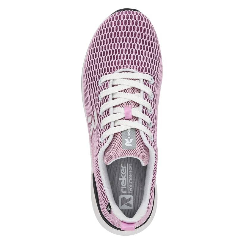Rieker Artikelnummer 40103-30 Rieker Damen Sneaker Low soft pink Outlet