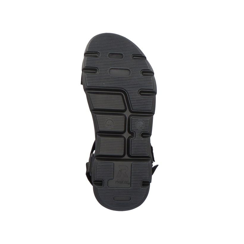 Rieker Artikelnummer 20802-01 Rieker Herren Trekkingsandalen deep black Verkauf
