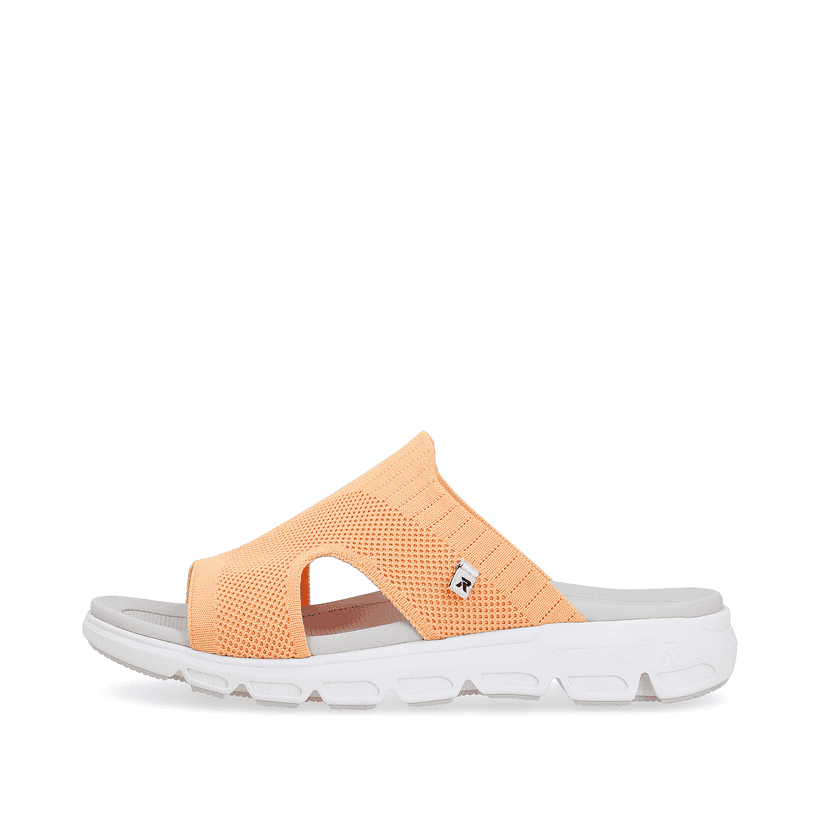 Rieker Artikelnummer V8451-38 Rieker Damen Pantoletten neon orange