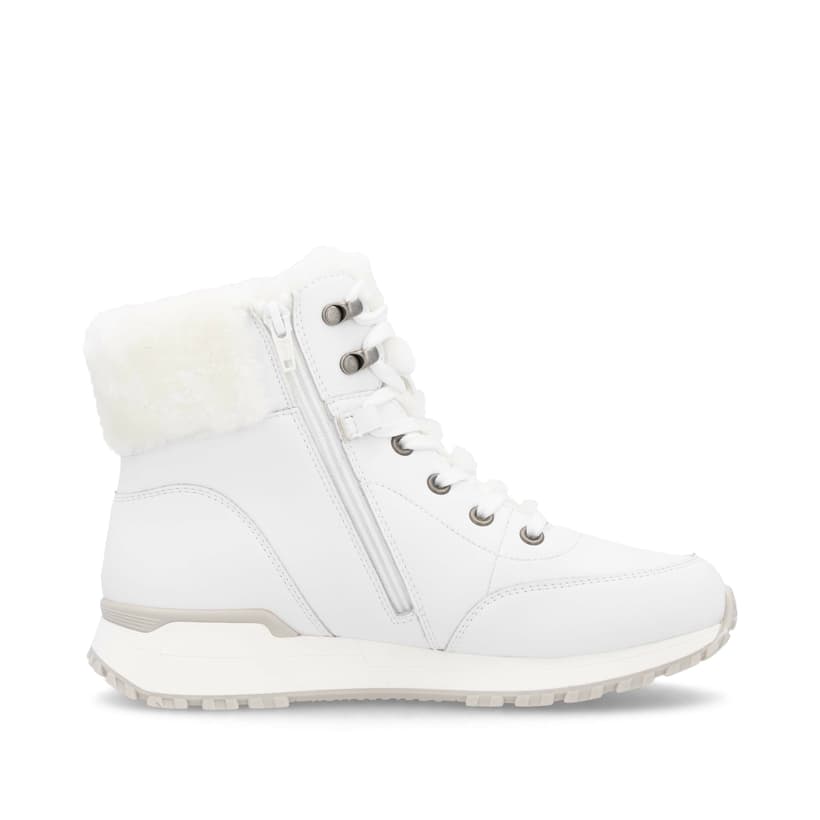 Rieker Artikelnummer W0670-80 Rieker Damen Schnürstiefel kristallweiß Schlussverkauf