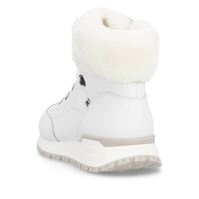 Rieker Artikelnummer W0670-80 Rieker Damen Schnürstiefel kristallweiß Schlussverkauf
