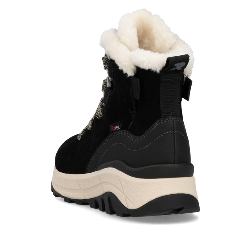 Rieker Artikelnummer W0073-00 Rieker Damen Schnürstiefel graphitschwarz Online Shopping