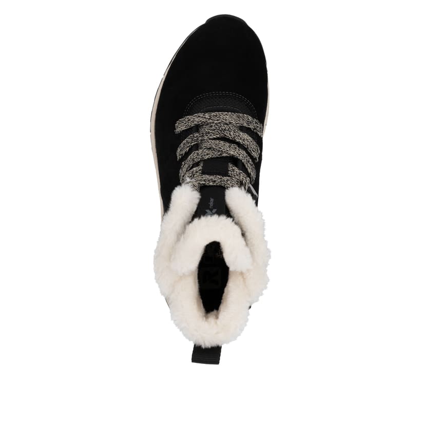Rieker Artikelnummer W0073-00 Rieker Damen Schnürstiefel graphitschwarz Online Shopping