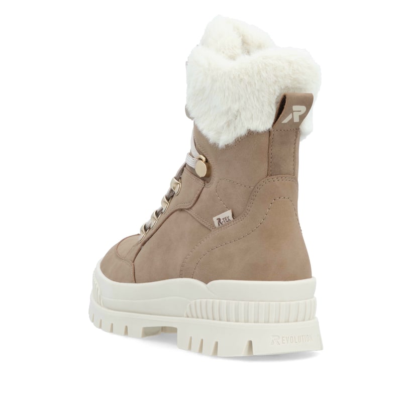 Rieker Artikelnummer W2174-20 Rieker Damen Schnürstiefel braunbeige Meist gekauft