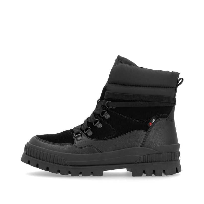 Rieker Artikelnummer W2171-00 Rieker Damen Schnürstiefel carbonschwarz