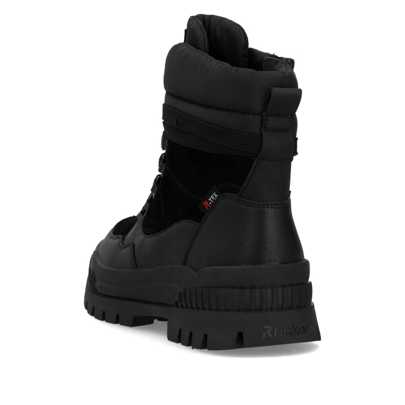 Rieker Artikelnummer W2171-00 Rieker Damen Schnürstiefel carbonschwarz Blitzverkäufe