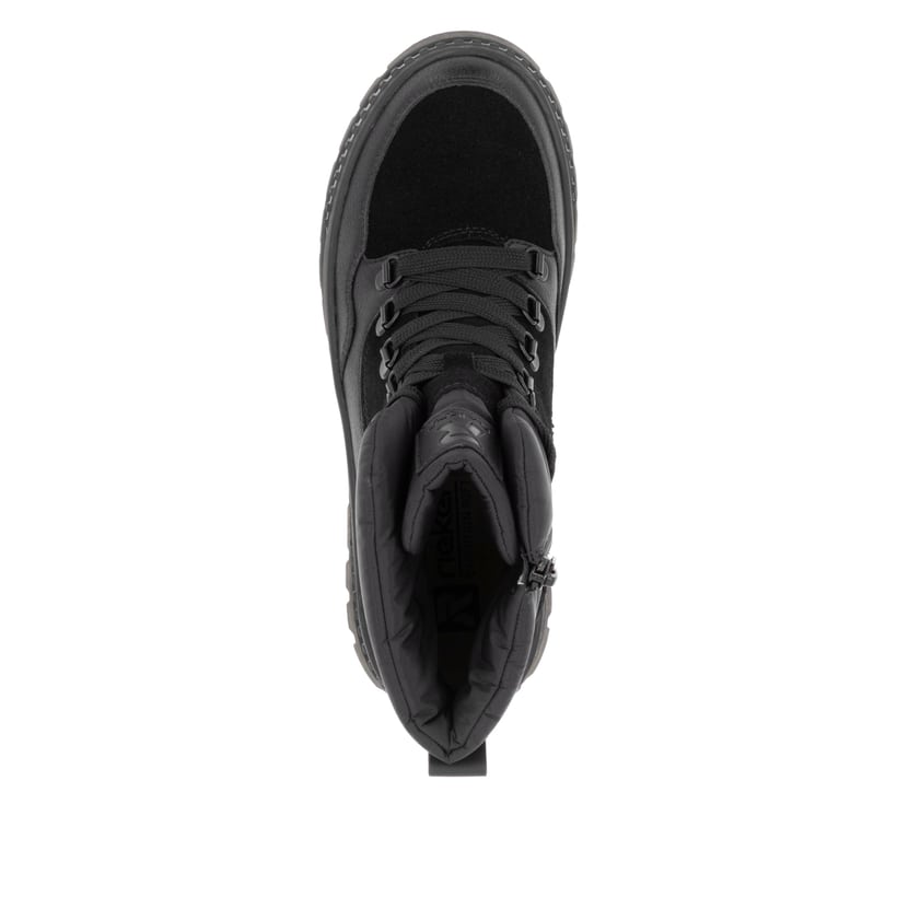 Rieker Artikelnummer W2171-00 Rieker Damen Schnürstiefel carbonschwarz Blitzverkäufe