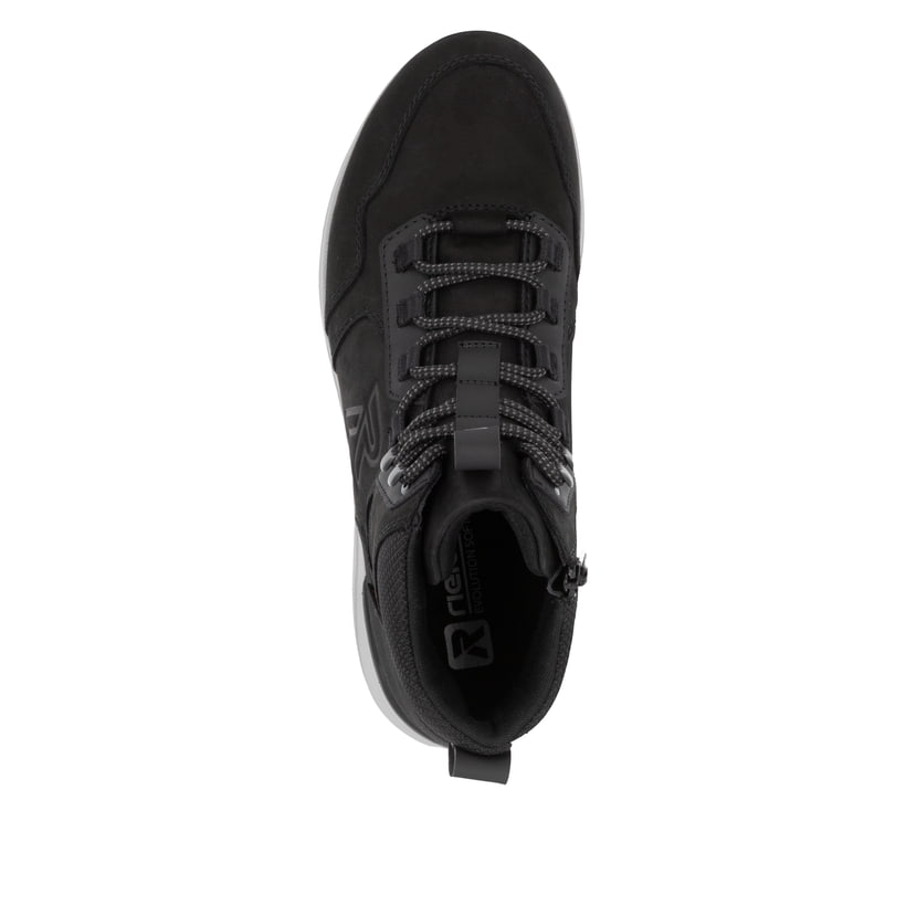 Rieker Artikelnummer U0172-00 Rieker Herren Schnürstiefel graphitschwarz Outlet