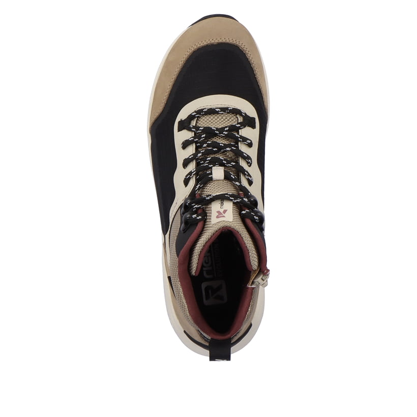 Rieker Artikelnummer 40460-62 Rieker Damen Sneaker High hazel-wood black Schlussverkauf