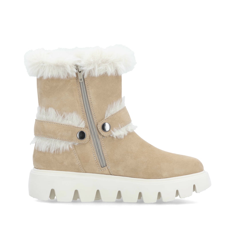 Rieker Artikelnummer W2073-62 Rieker Damen Kurzstiefel lehmbeige Fabrikverkauf