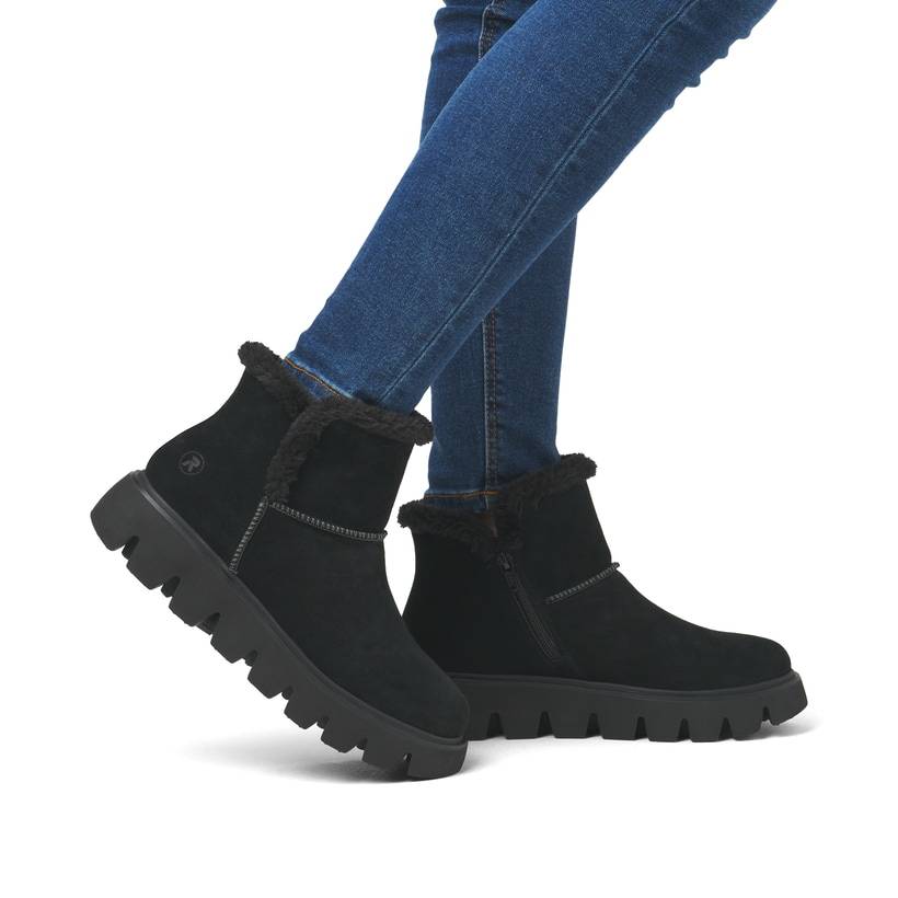 Rieker Artikelnummer W2071-00 Rieker Damen Kurzstiefel tiefschwarz Meist gekauft