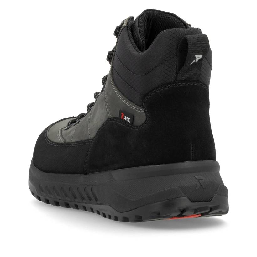 Rieker Artikelnummer U0174-42 Rieker Herren Schnürstiefel graphitgrau-schwarz Zeitlich begrenztes Angebot