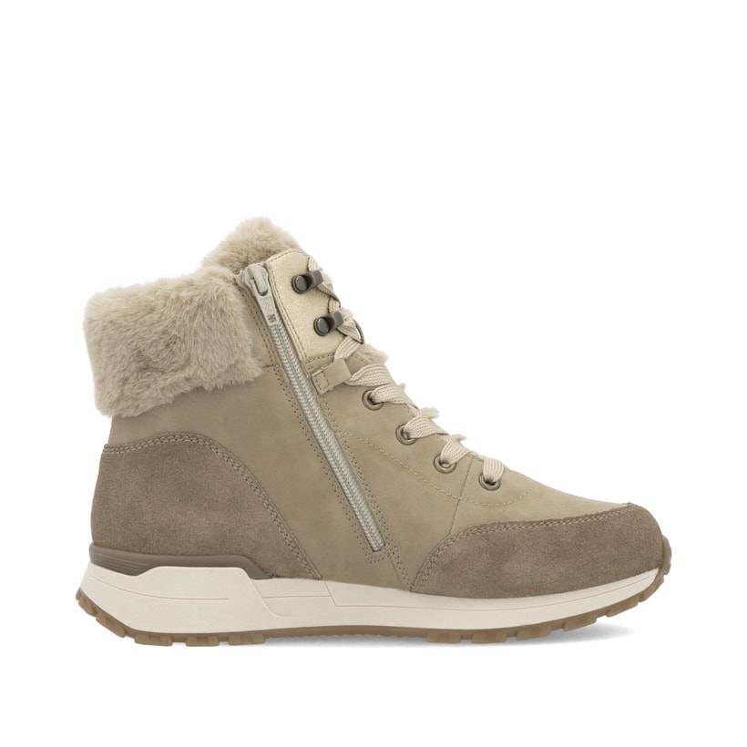 Rieker Artikelnummer W0670-20 Rieker Damen Schnürstiefel braunbeige Angebote