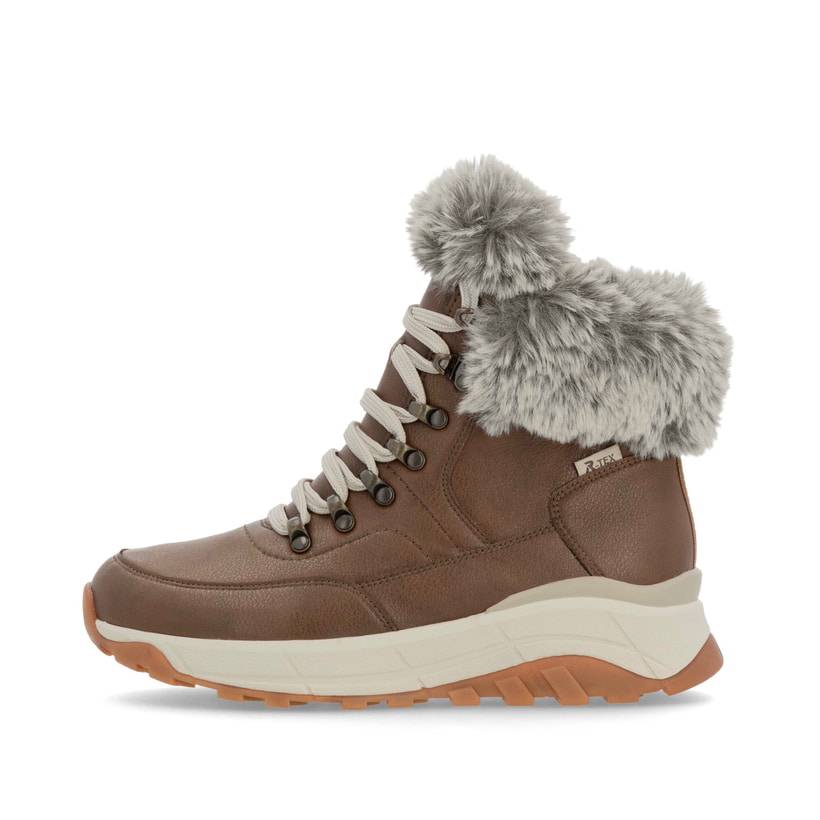 Rieker Artikelnummer W0063-22 Rieker Damen Schnürstiefel zimtbraun