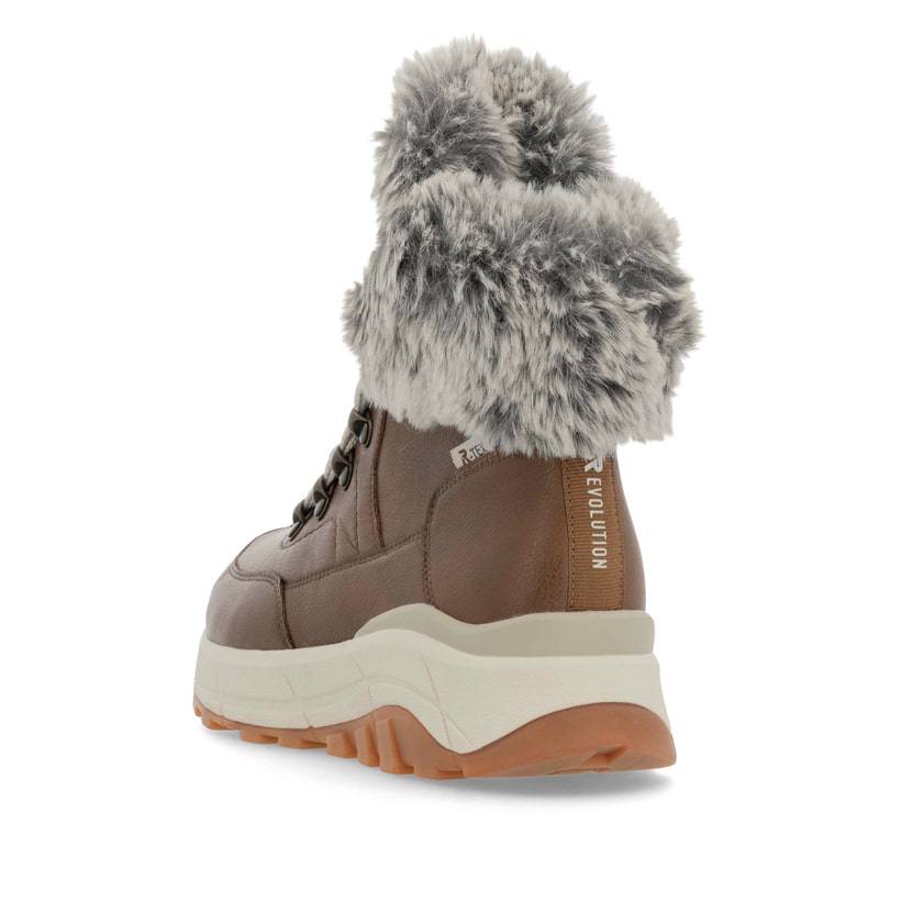 Rieker Artikelnummer W0063-22 Rieker Damen Schnürstiefel zimtbraun im Angebot
