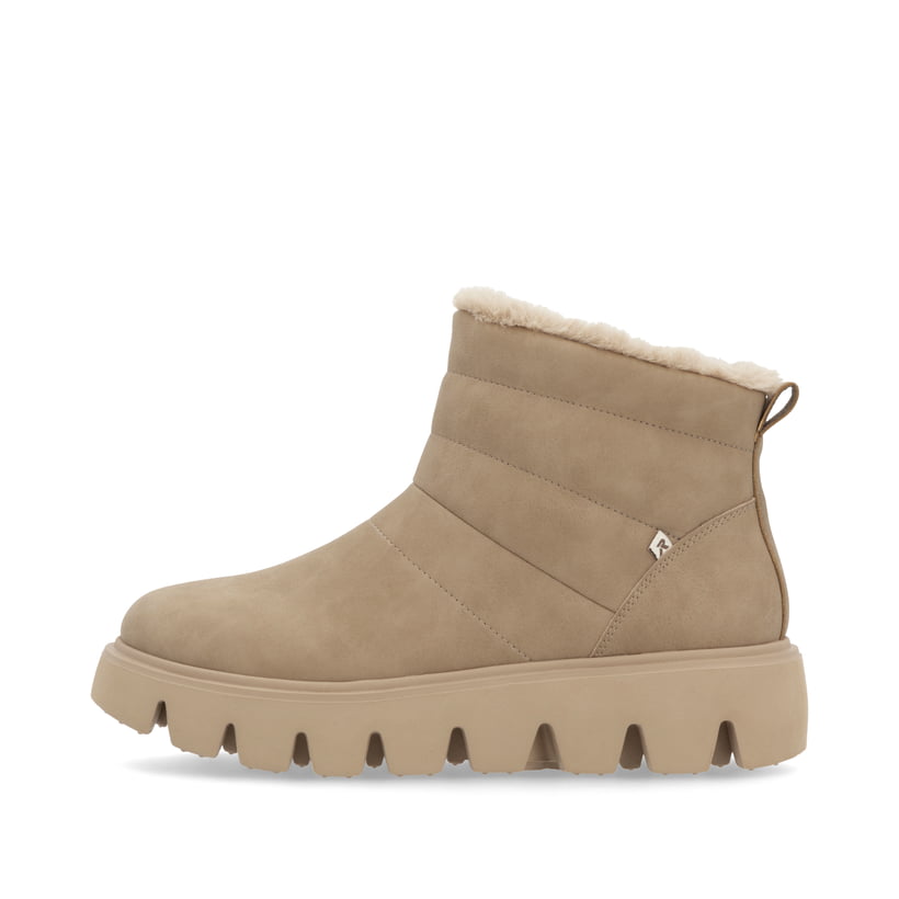 Rieker Artikelnummer W2070-20 Rieker Damen Kurzstiefel lehmbeige