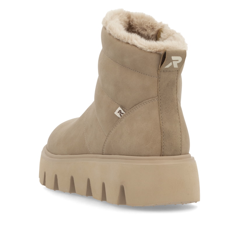 Rieker Artikelnummer W2070-20 Rieker Damen Kurzstiefel lehmbeige Fabrikverkauf