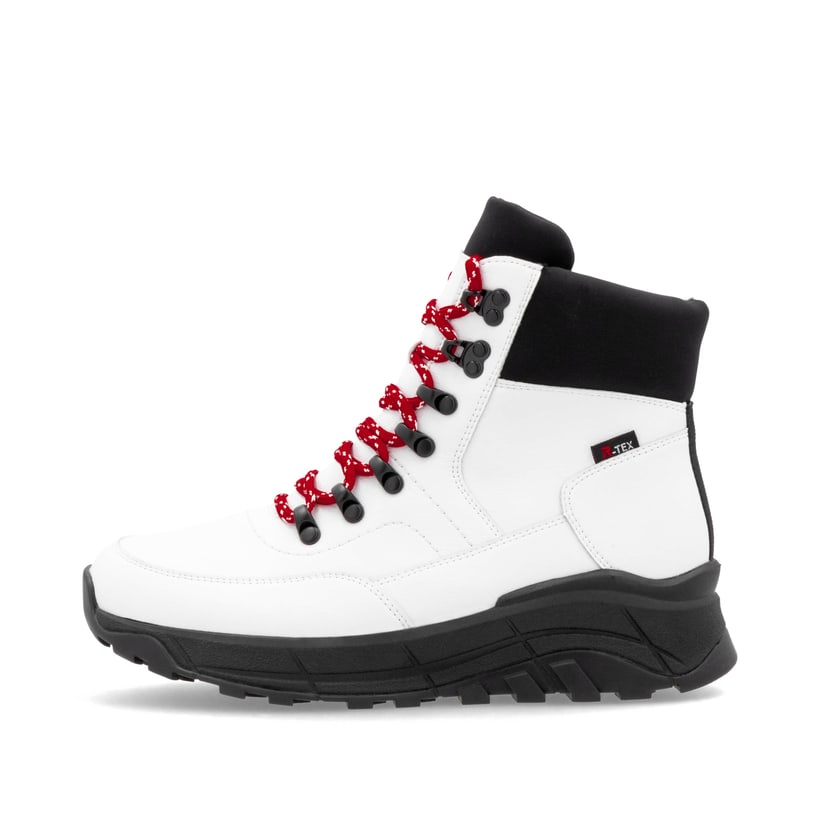 Rieker Artikelnummer W0063-81 Rieker Damen Schnürstiefel macciatoweiß