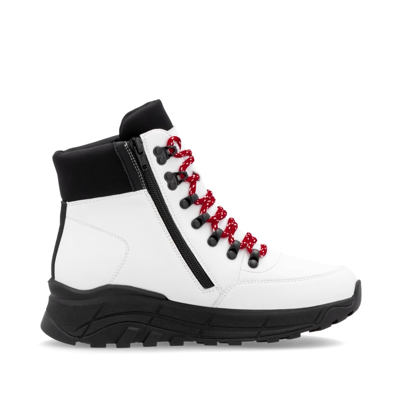 Rieker Artikelnummer W0063-81 Rieker Damen Schnürstiefel macciatoweiß Blitzverkäufe
