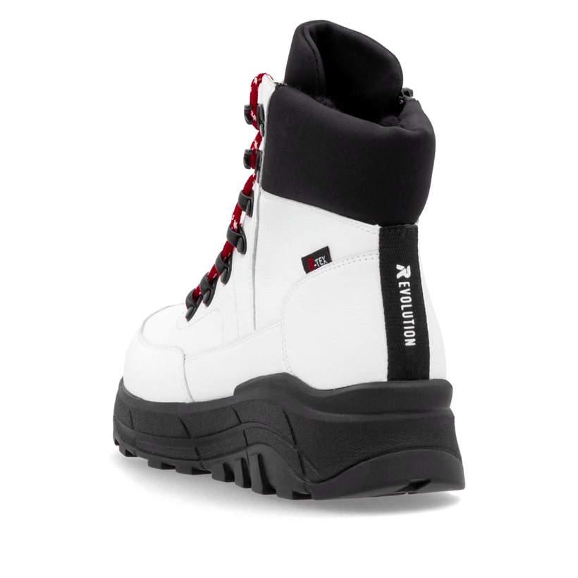 Rieker Artikelnummer W0063-81 Rieker Damen Schnürstiefel macciatoweiß Blitzverkäufe