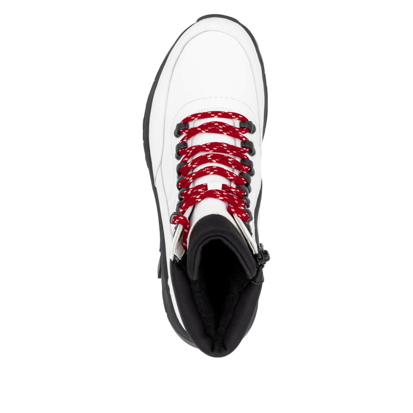 Rieker Artikelnummer W0063-81 Rieker Damen Schnürstiefel macciatoweiß Blitzverkäufe