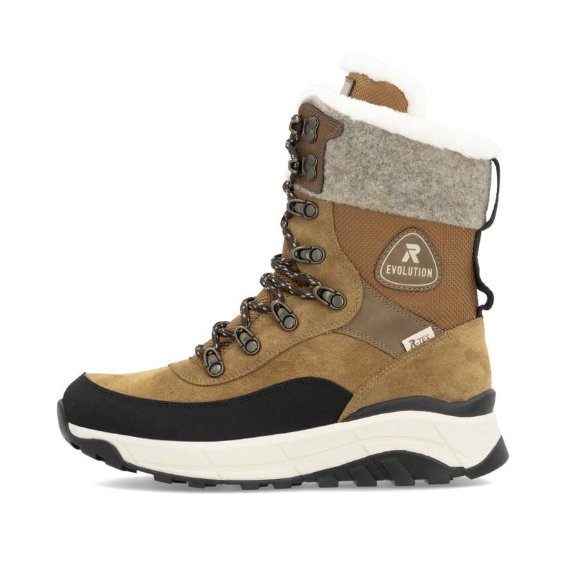 Rieker Artikelnummer W0066-22 Rieker Damen Schnürstiefel kamelbraun