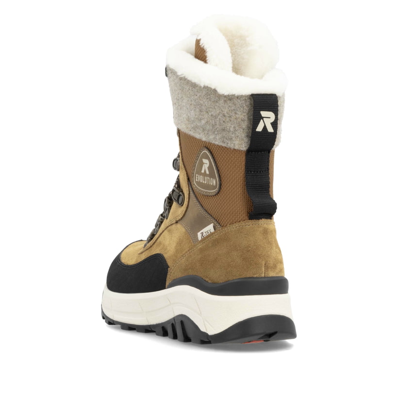 Rieker Artikelnummer W0066-22 Rieker Damen Schnürstiefel kamelbraun Online