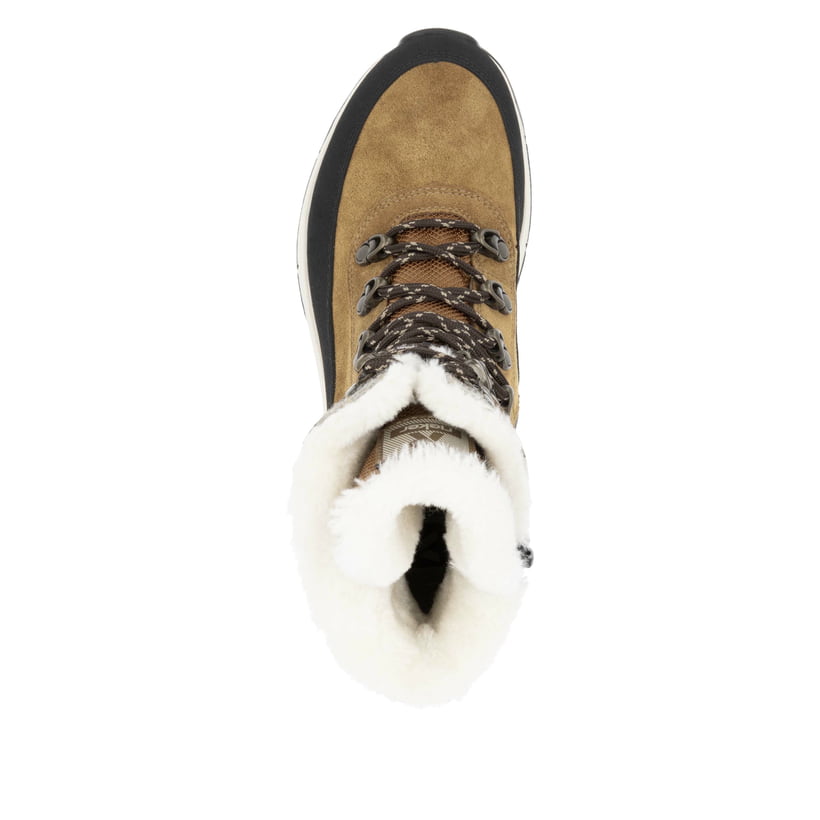 Rieker Artikelnummer W0066-22 Rieker Damen Schnürstiefel kamelbraun Online