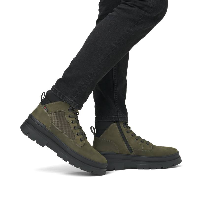 Rieker Artikelnummer U1270-54 Rieker Herren Schnürstiefel khaki Outlet